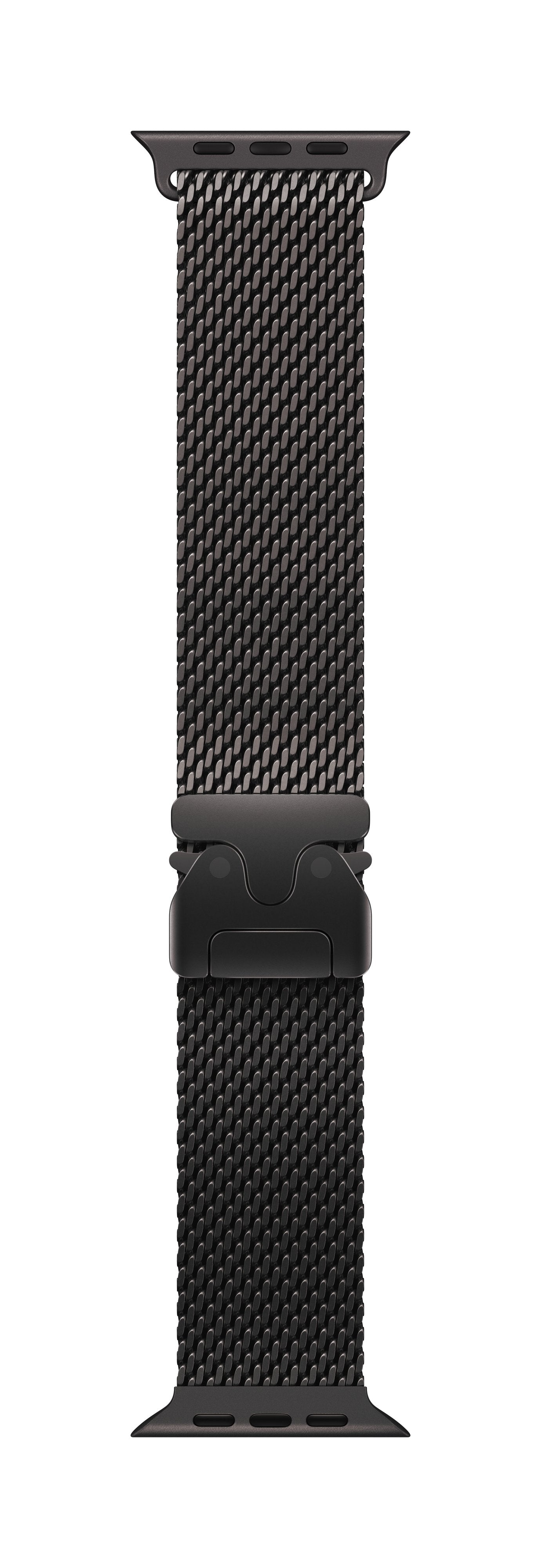 Titan Milanaise Armband, Schwarz, 49mm, Large