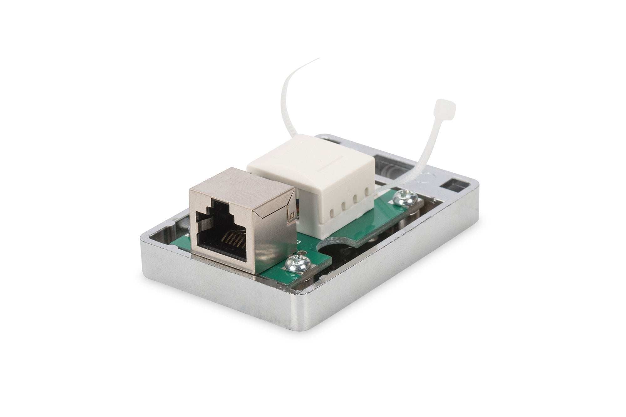 Digitus Caja De Consolidación De Superficie Cat6a 1xkeymone Apantallada