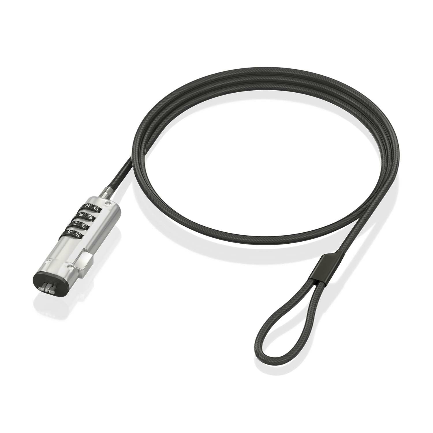 Aisens Cable De Seguridad Tipo Nano Para Portátiles Aslk-D50n05-Bk 1.5m