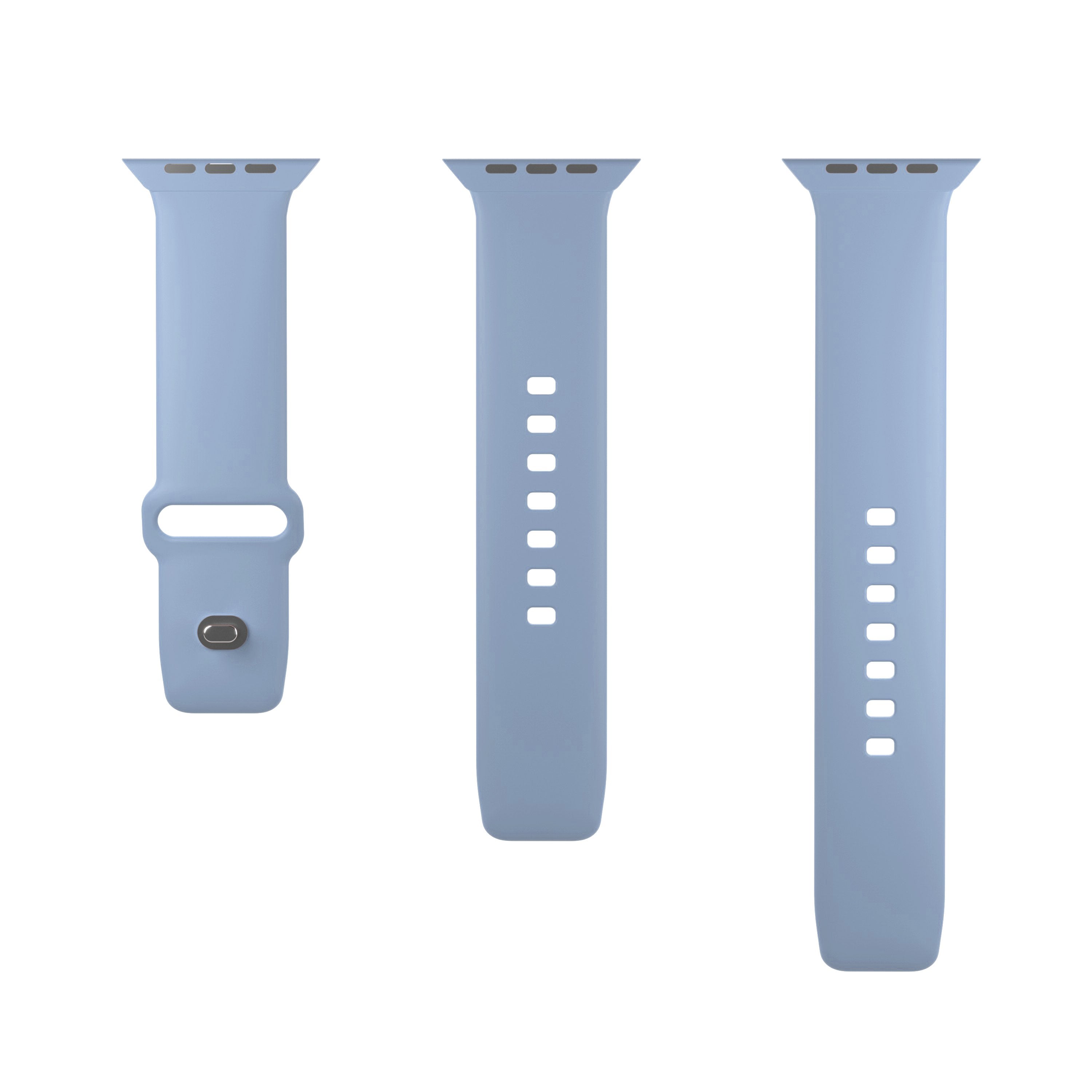 Puro Icon - Elastyczny Pasek Do Apple Watch 38/40/41 Mm (S/M & M/L) (Powder Blue)