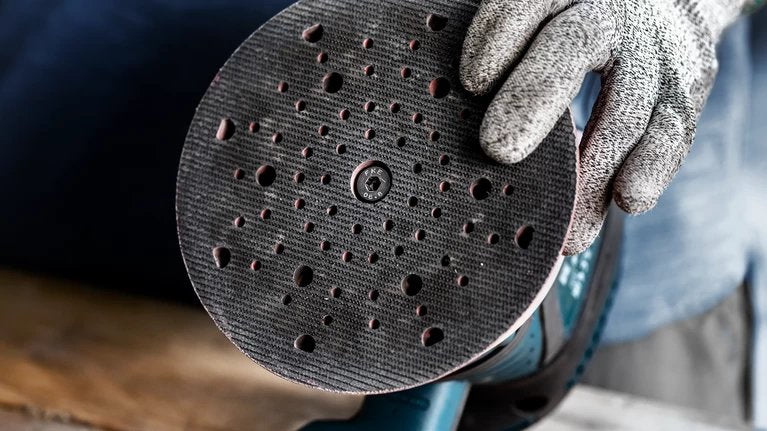 Placa De Soporte Universal Bosch Expert Con Orificios Múltiples, Dureza Media, Ø150 Mm, M8+5/16", Placa De Lijado (Negro, Para Lijadoras Excéntricas)