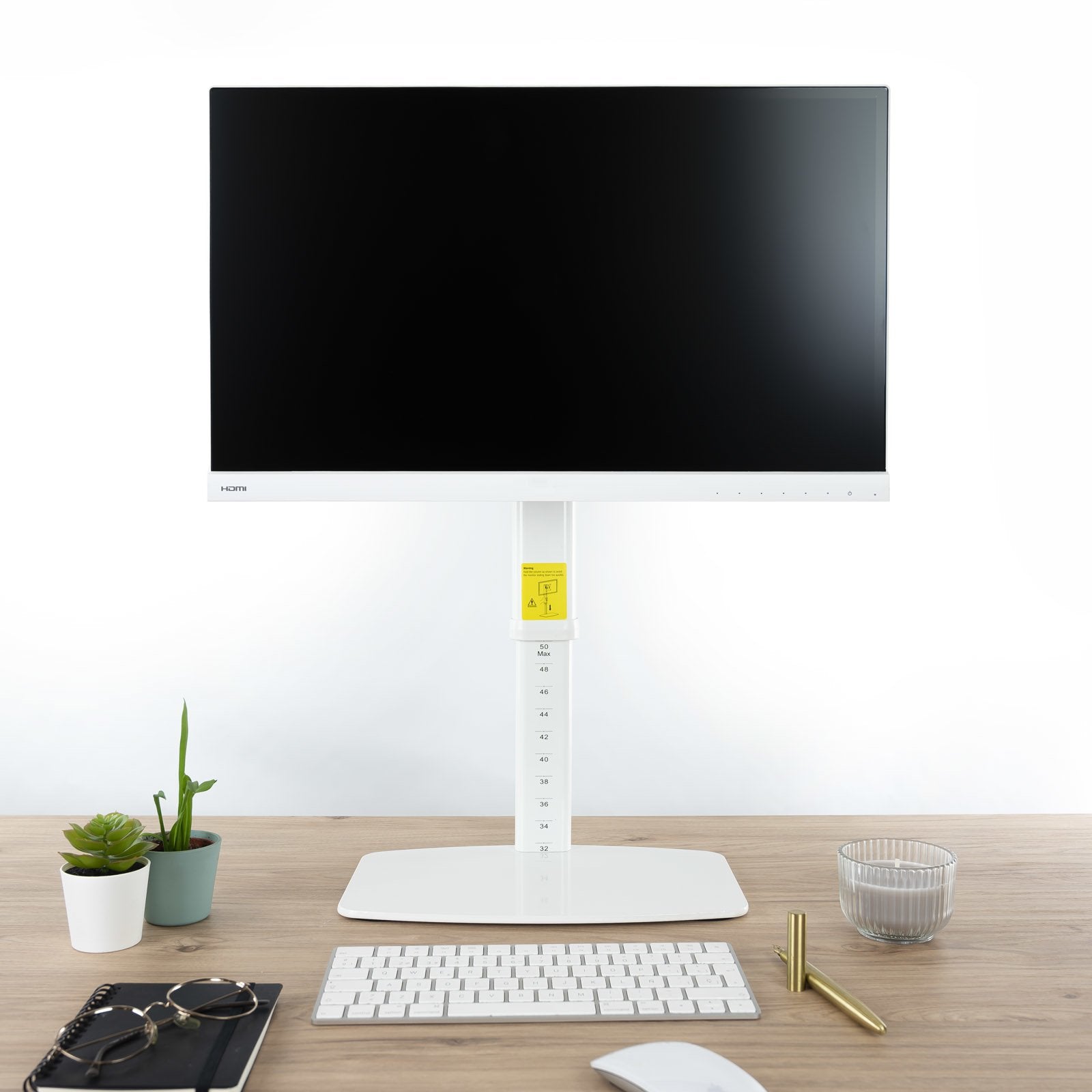 EAN 8433281011830 - TooQ DB1127TN-W soporte para monitor 68,6 cm (27") Escritorio Blanco imagen 9