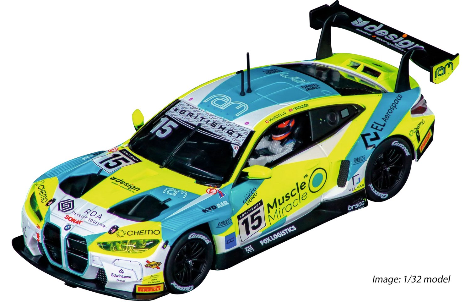 Carrera Hybrid Bmw M4 Gt3 "Ram Racing, No. 15" 50051027