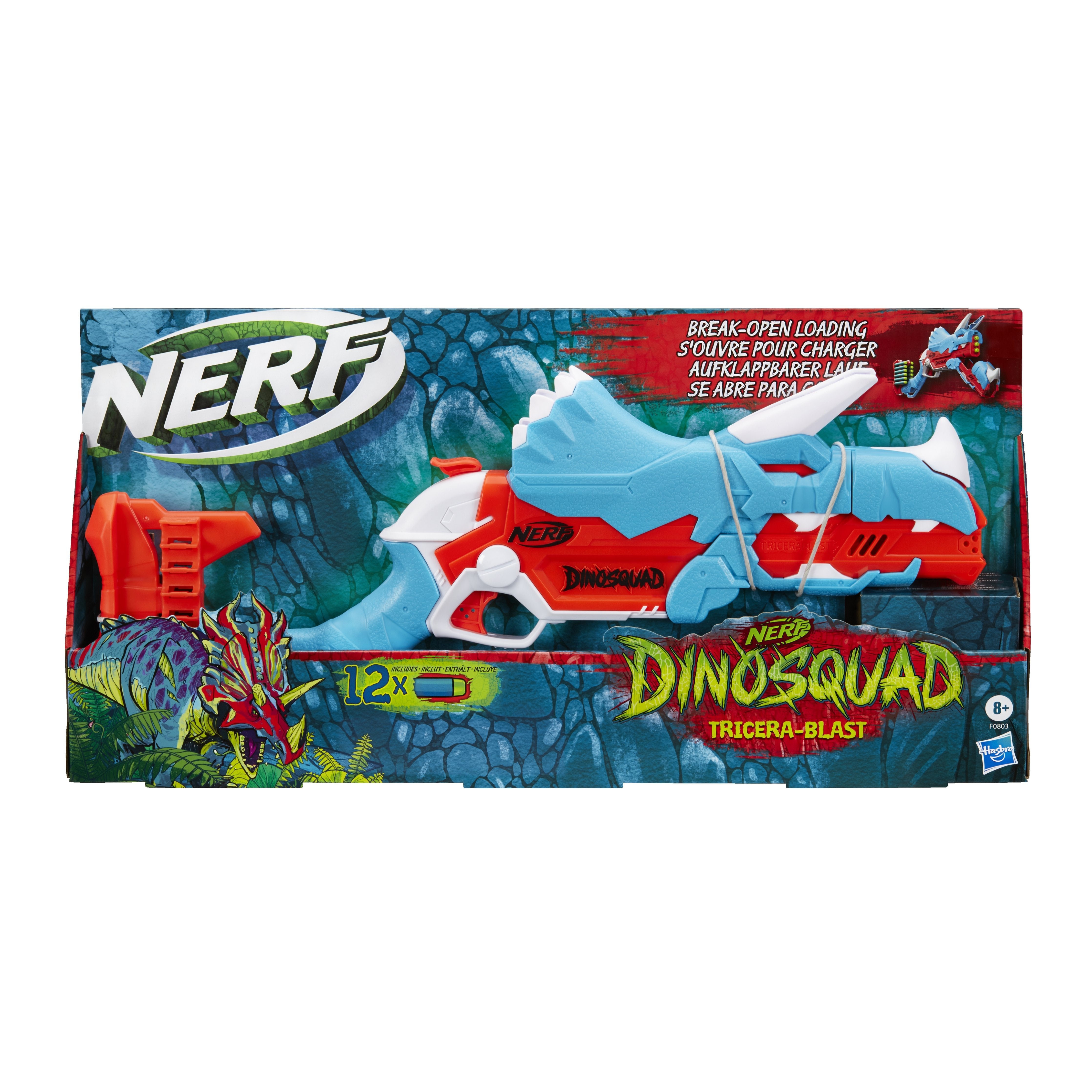 Pistola Nerf Hasbro Nerf Dinosquad Tricera Blast, F0803eu4