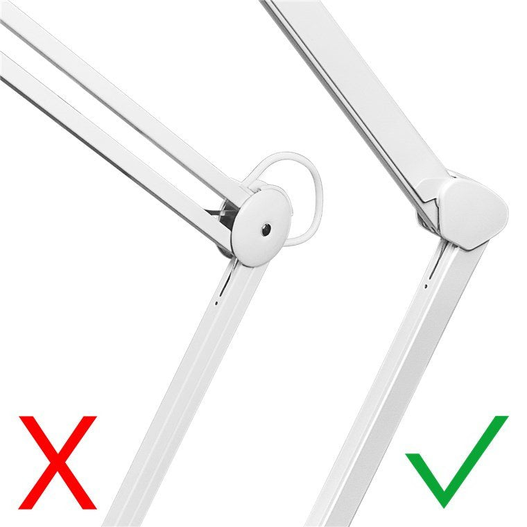 Lámpara De Aumento Con Lupa 8w 650lm 127mm Cristal 60led