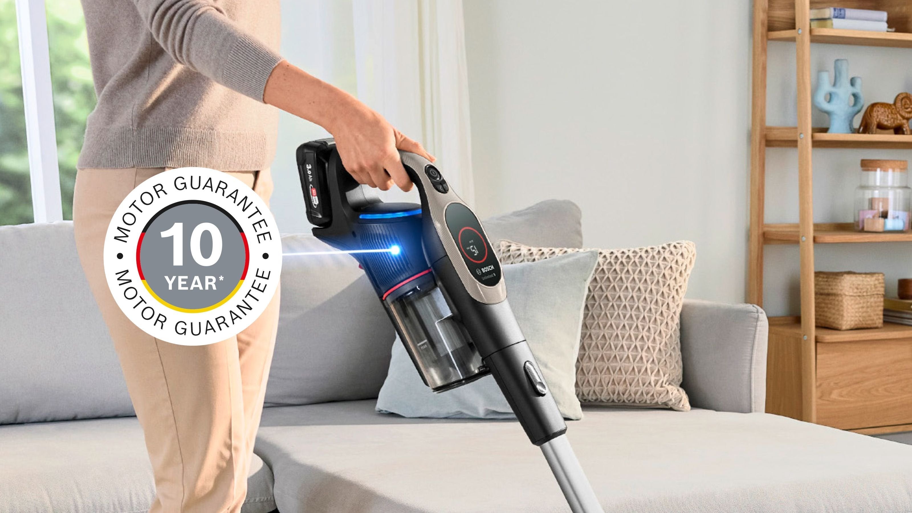 Aspiradora Bosch Bcs931gac De Pie Y Escoba Eléctrica Aspiradora Escoba Batería Secar Hepa Sin Bolsa 0,4 L Grafito 3 Ah