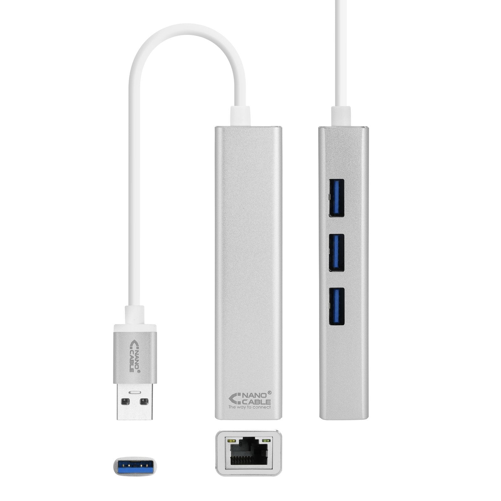 EAN 8433281009509 - Nanocable 10.03.0403 adaptador y tarjeta de red 1000 Mbit/s imagen 2
