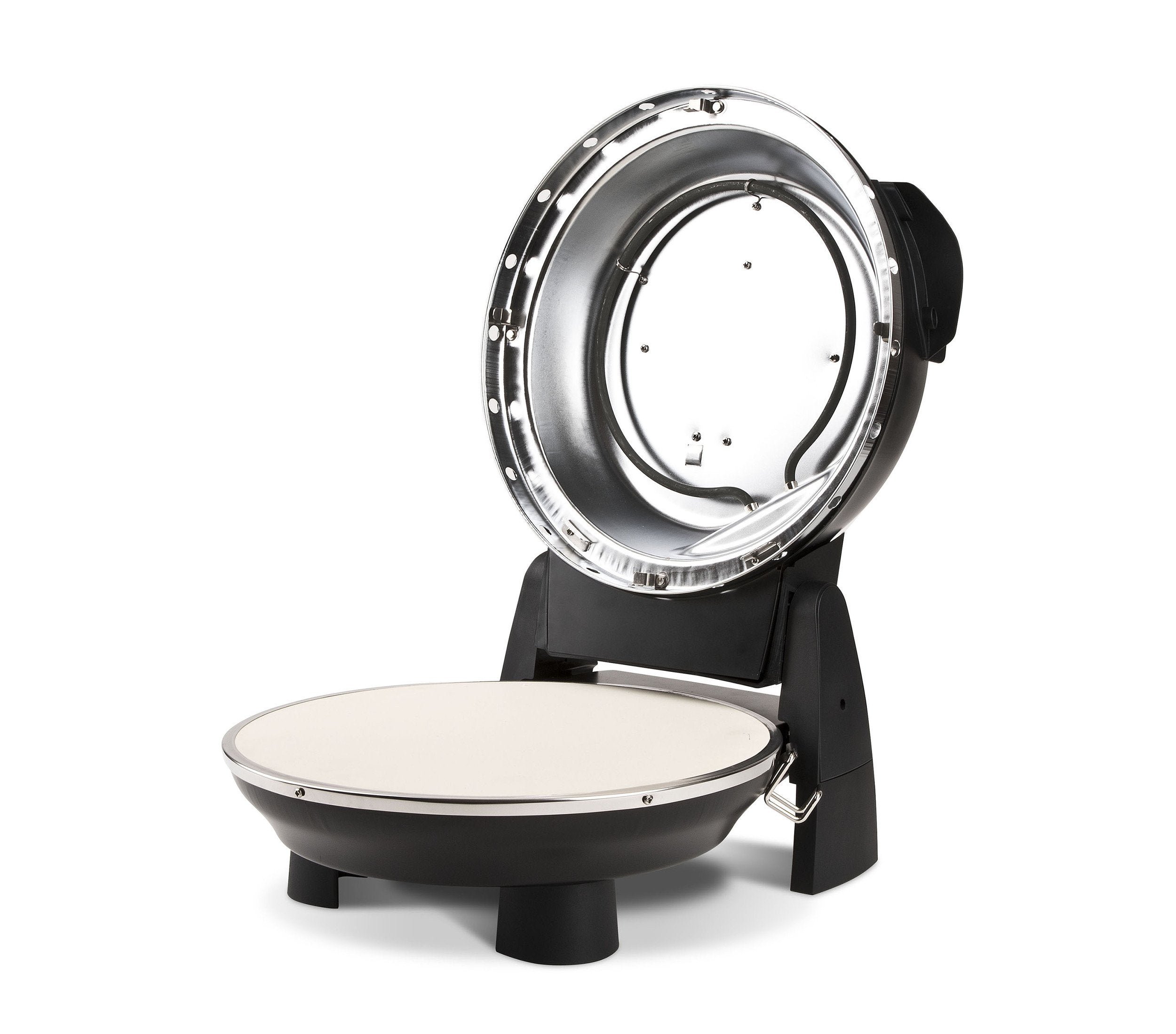 Horno Para Pizza G3 Ferrari Napoletana Negro, 1200 Vatios, Para Pizza Ø 31 Cm, 2 Piedras G1003210