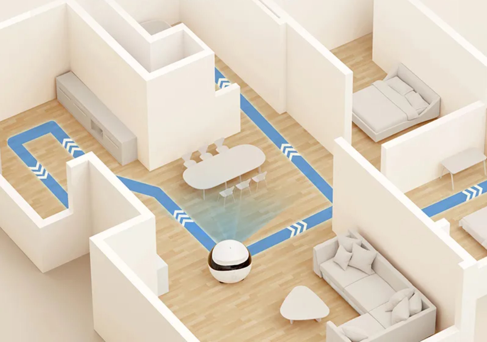 Robot Compañero Inteligente Enabot Ebo Se