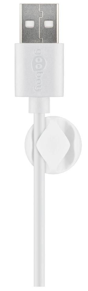 Microconnect Cablemana-6w Organizador De Cables Escritorio Soporte Para Cables Blanco 6 Pieza(S)