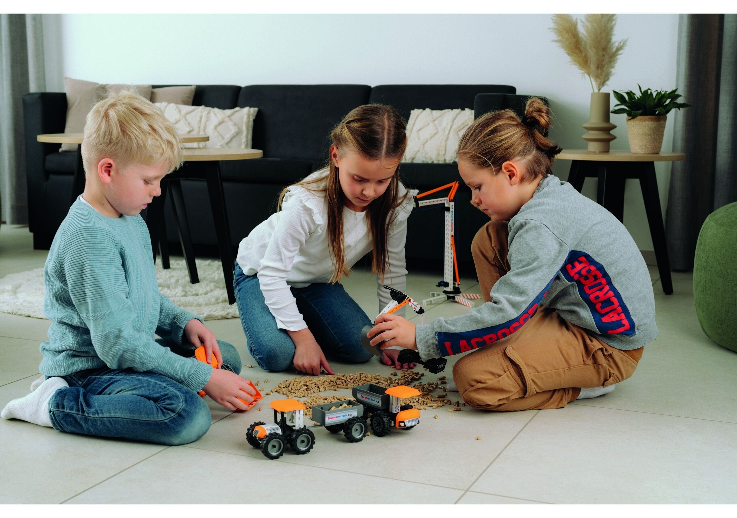 Tractor De Tecnología De Pesca, Juguete De Construcción 576107