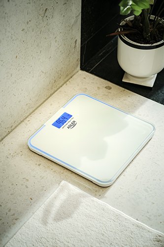 Báscula Adler Ad 8183 Plaza Personal Electrónica Azul Blanco