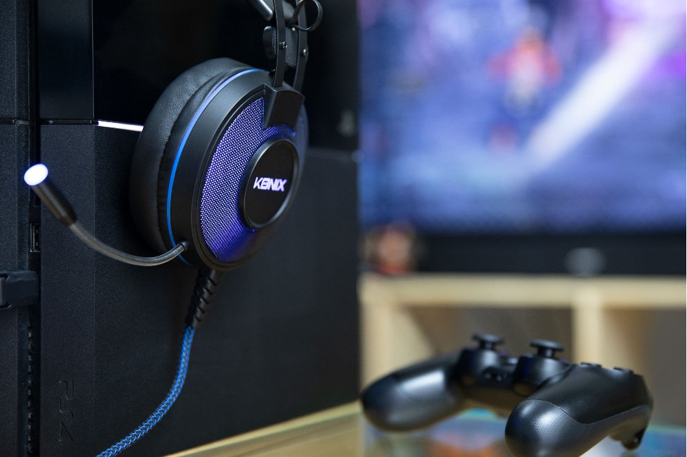 Auriculares Konix Ps4 Ps-700 7.1 50mm Neodimio Micro Flexible Kx-Gh-Ps7-P4