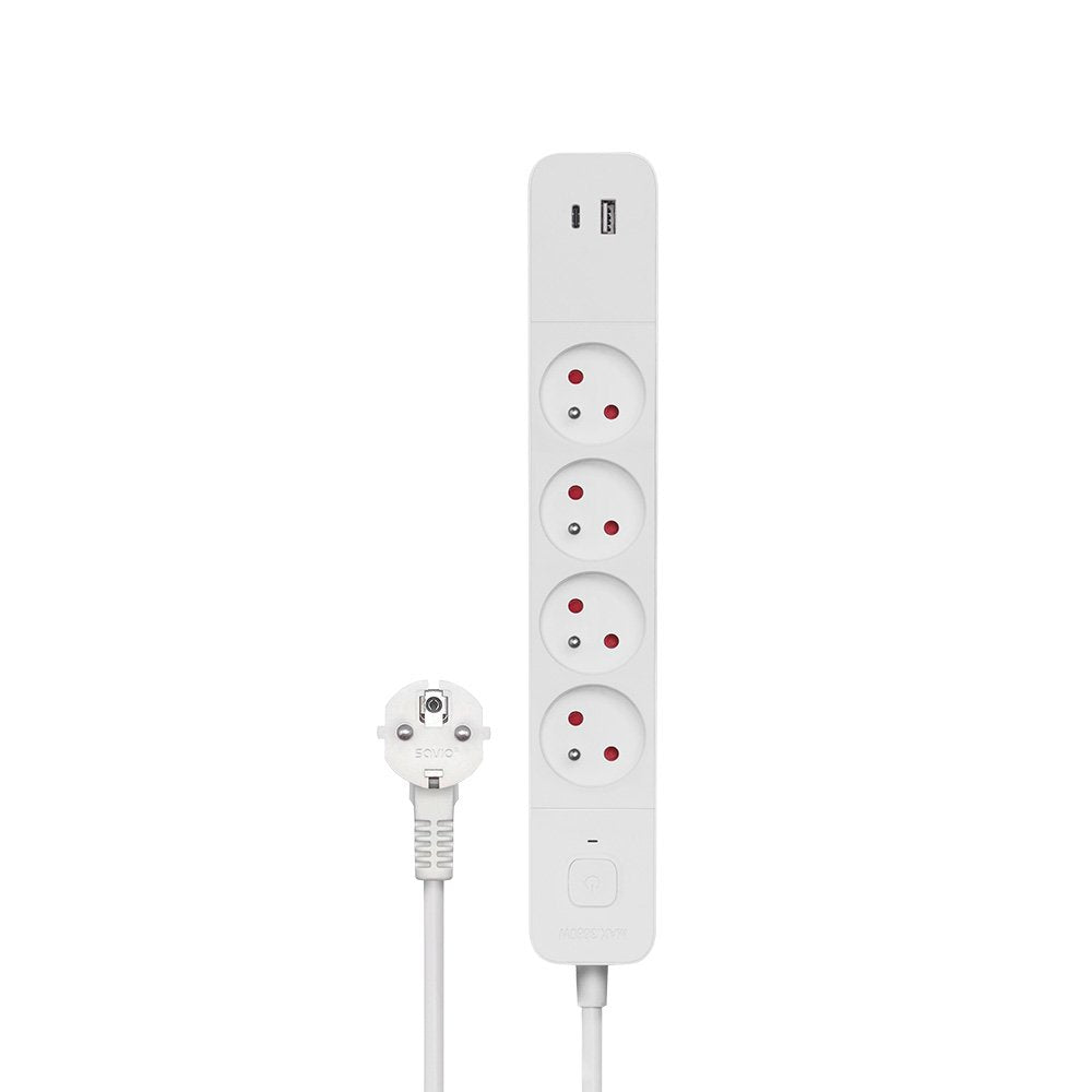 EAN 5901986047865 - Savio LZ-114 4 salidas AC Tipo E 1,5 m 2 3680 W Blanco imagen 1