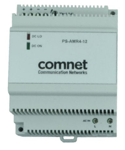 Comnet Ps-Amr4-12 12vdc 54watt (4.5a) Din Rail High Temp Power Supply (-40°C To +71°C With -40°C Start-Up)