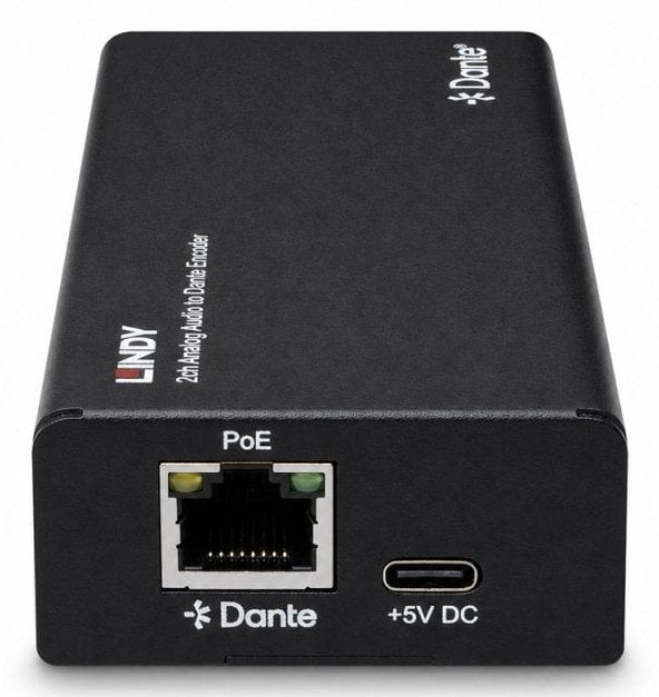 2ch Analog Audio To Dante Encoder