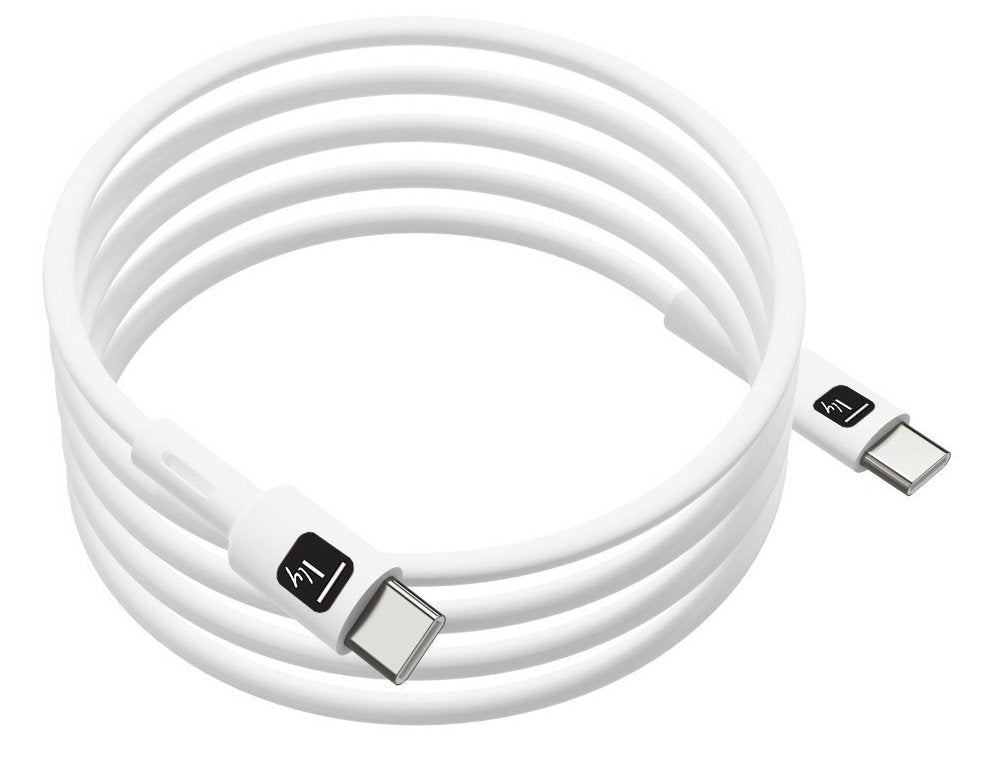 Cable Techly Usb 2.0 Typ C M M Blanco 1m