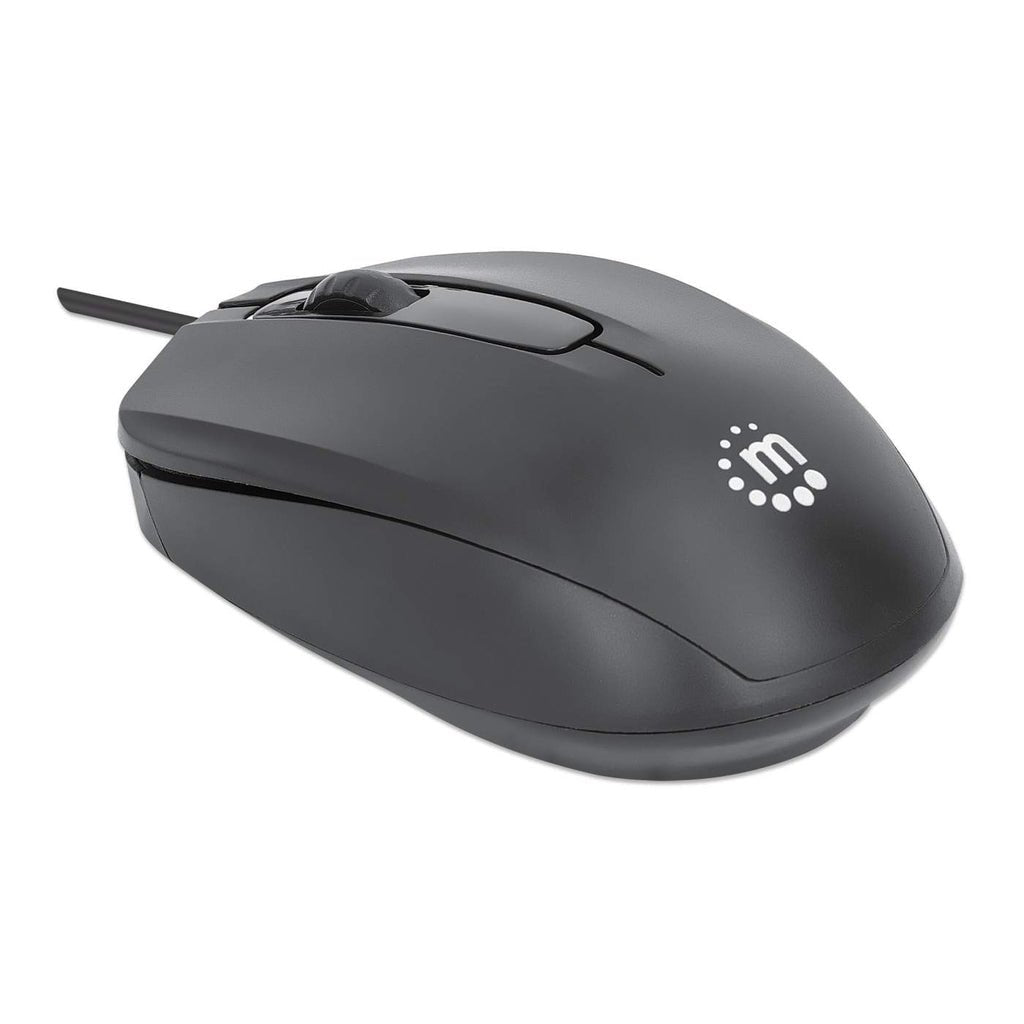 EAN 0766623190190 - Manhattan 190190 ratón Oficina Ambidextro USB tipo A 1000 DPI imagen 2