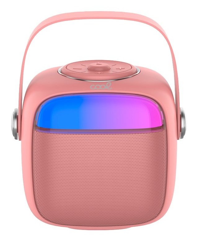 Altavoz Karaoke Cool Mini Karaoke 6w Rosa