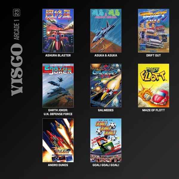 Juego Visco Arcade Col.1 Ever Int - Ret Evercade Retro Evercade