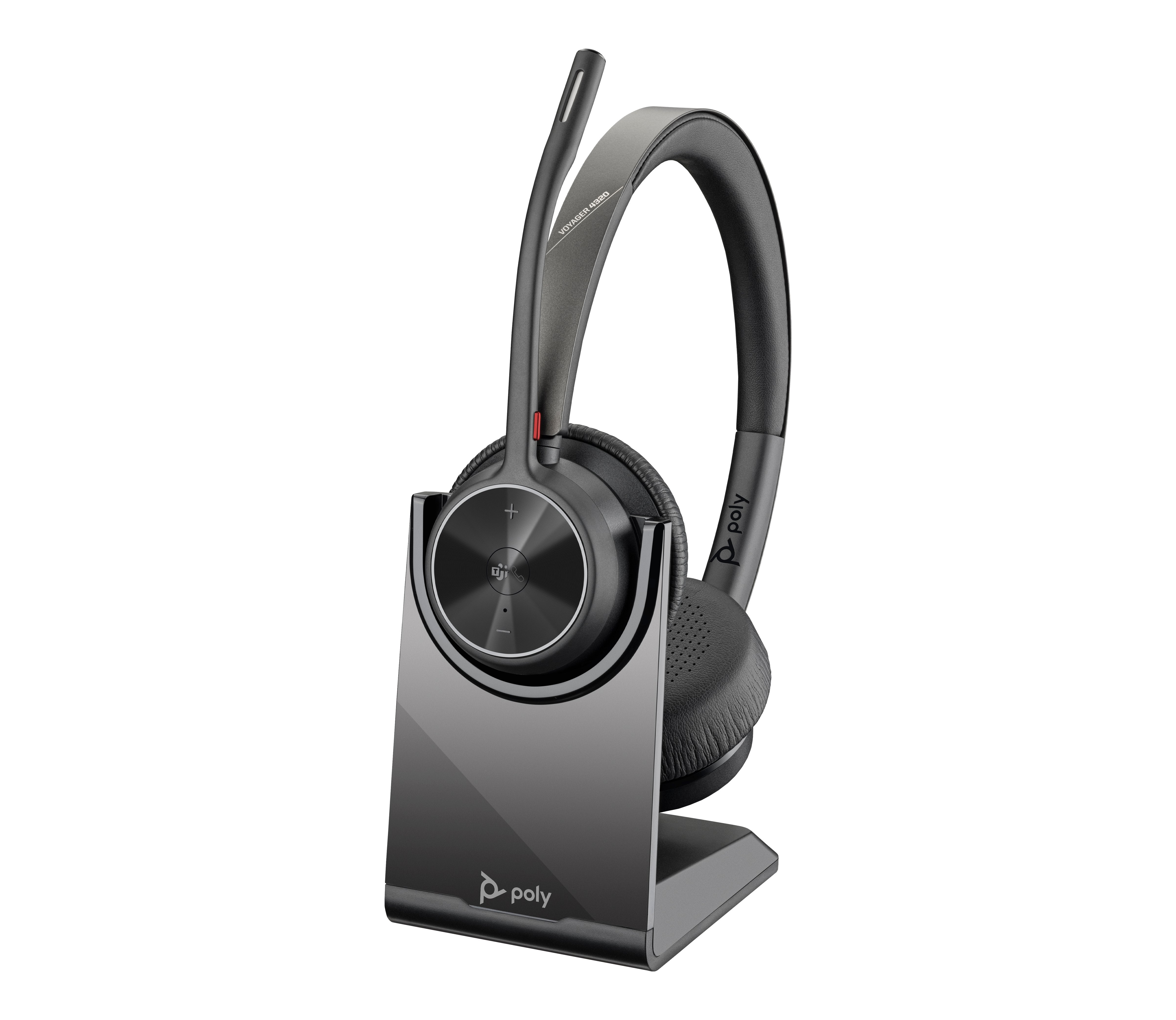 EAN 0197029610126 - HP Poly Voyager 4320 Microsoft Teams Certified Headset +BT700 dongle +Charging Stand Inalámbrico y alámbr imagen 2