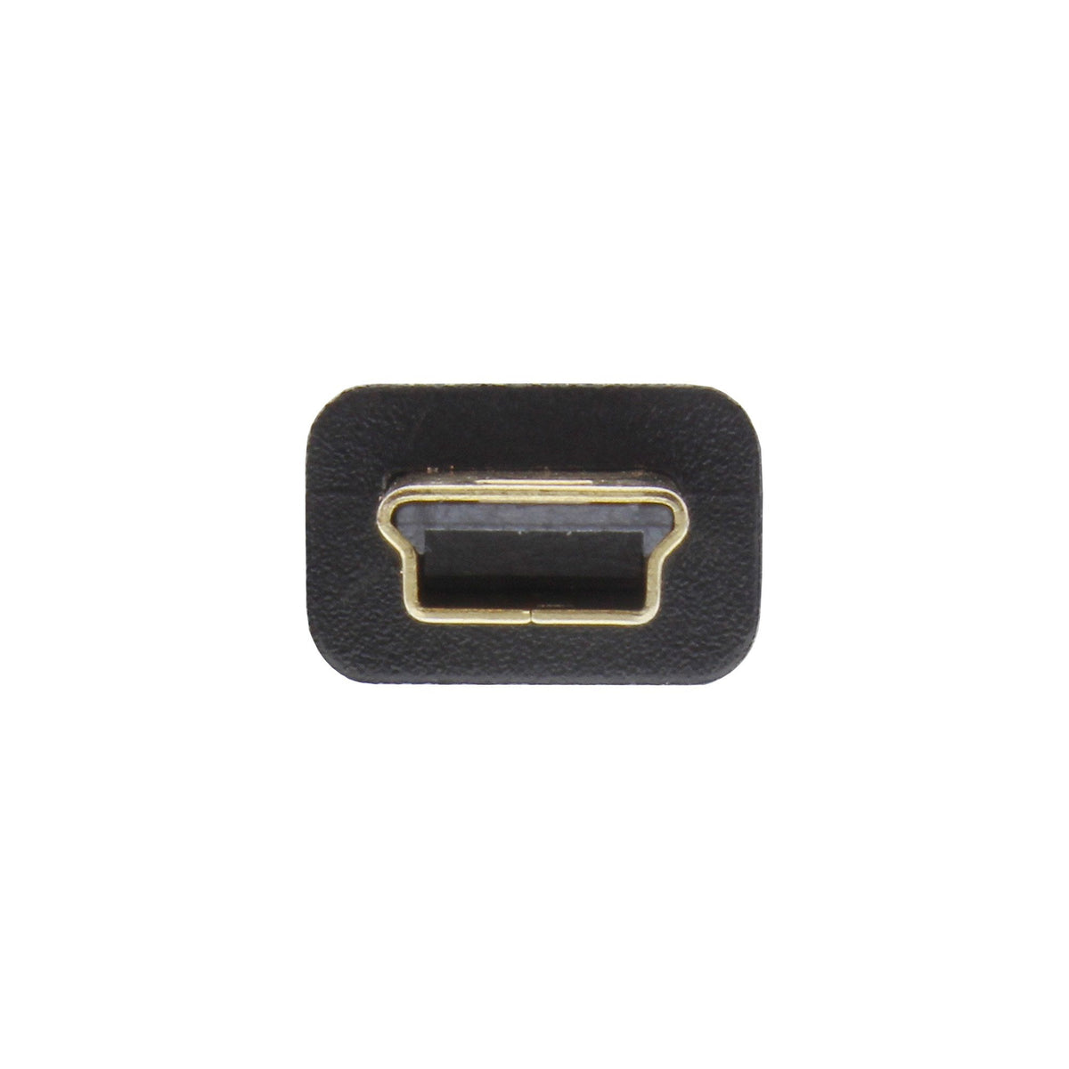 Inline Usb 2.0 Flat Cable Usb A Macho A Mini-B Macho 5 Pines Negro / Dorado 0,3 M