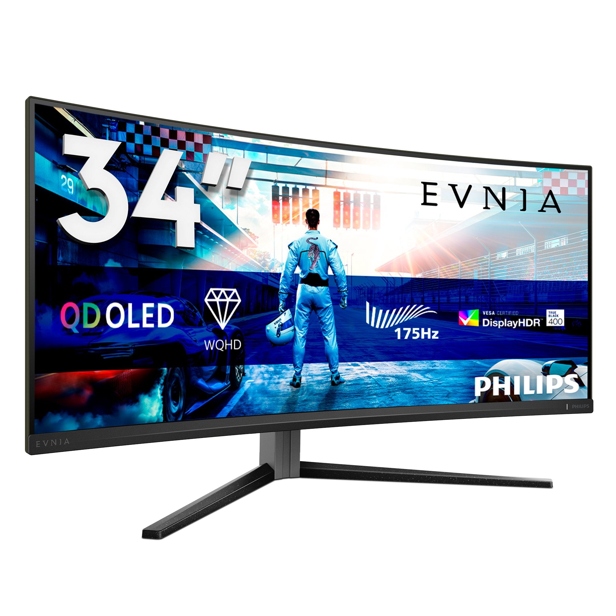 EAN 8712581806262 - Philips Evnia 6000 34M2C6500/00 pantalla para PC 86,4 cm (34") 3440 x 1440 Pixeles Wide Quad HD QD-OLED G imagen 2