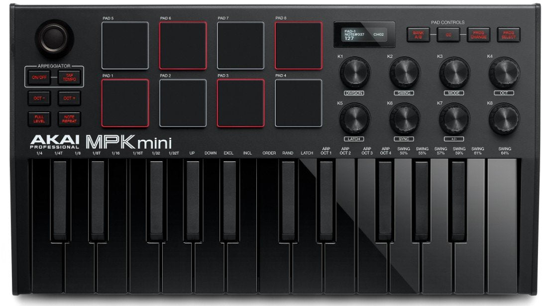 EAN 694318024935 - Akai MPK Mini MK3 teclado MIDI 25 llaves USB Negro, Rojo imagen 1