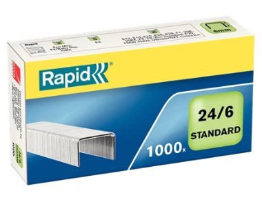 EAN 7313468556006 - Rapid Standard 24/6 Paquete de grapas 1000 grapas imagen 1