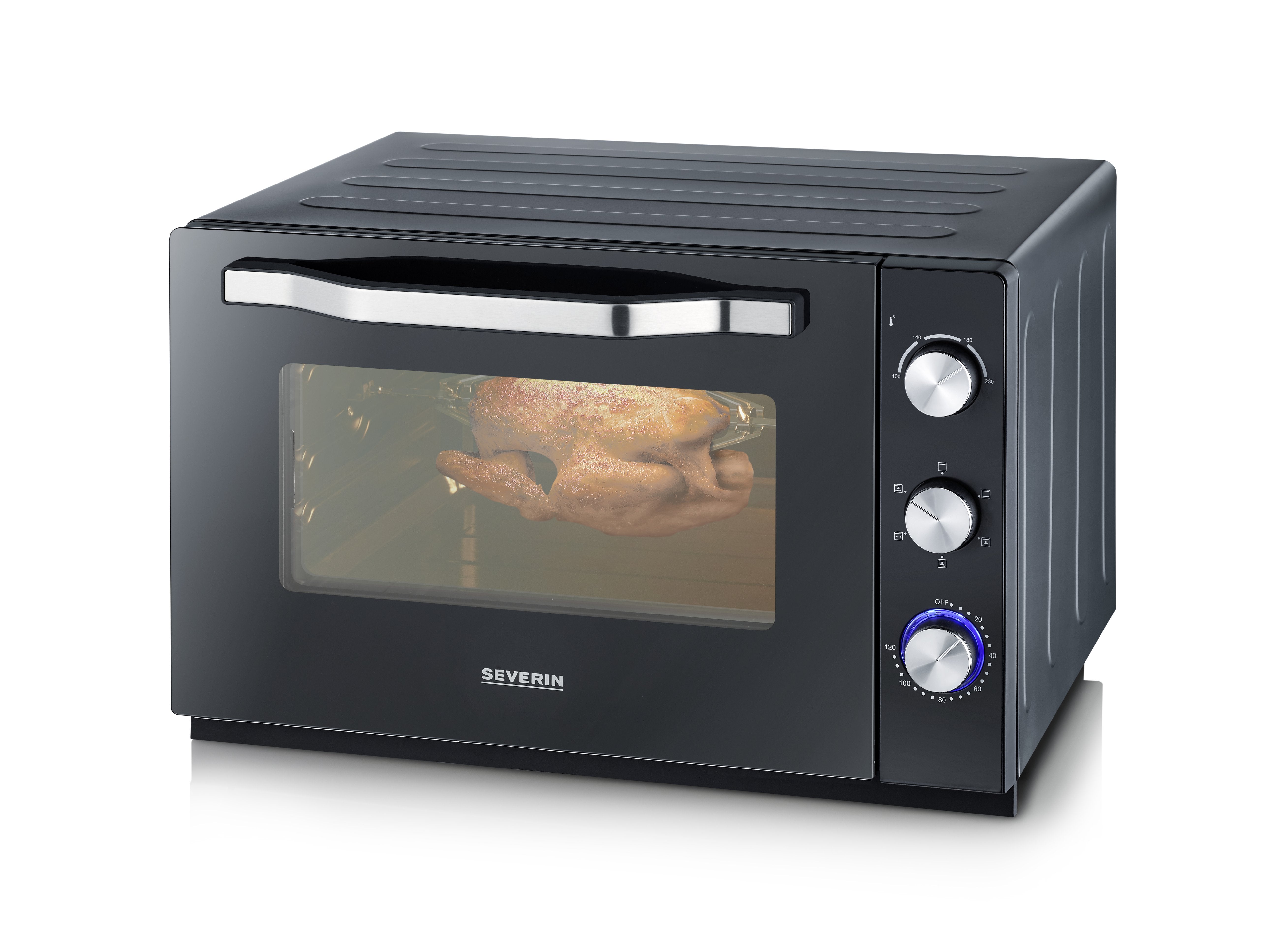 EAN 4008146040443 - Severin TO 2073 XXL horno tostador 60 L 2200 W Negro Parrilla imagen 8