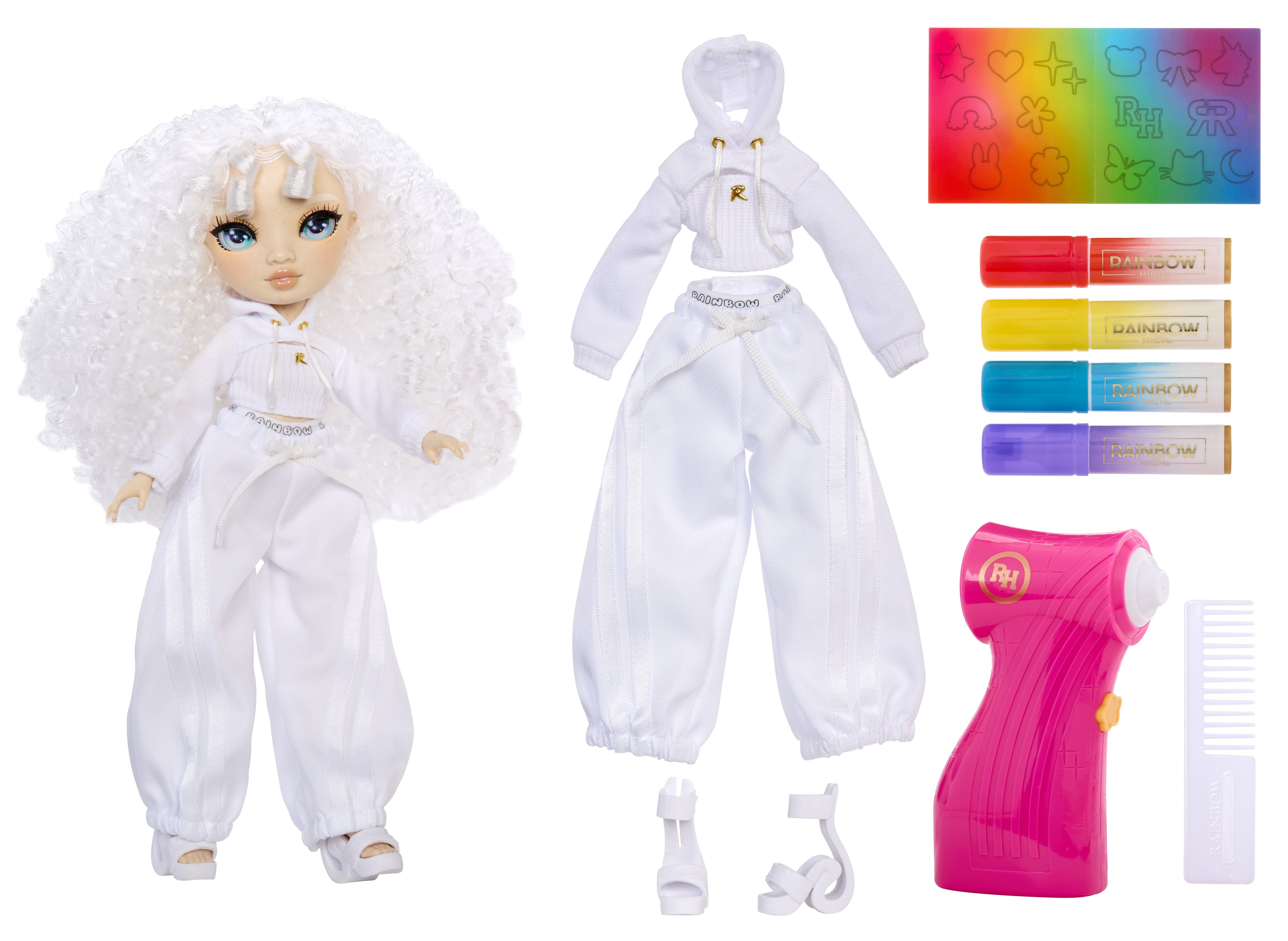 EAN 35051543343 - Rainbow High Air Brush & Create Fashion Dolls -Green Eyes imagen 1