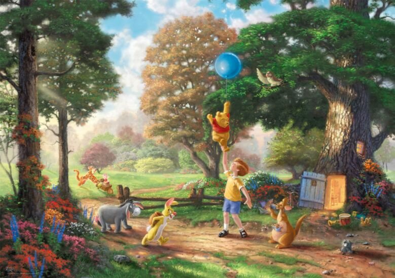 Puzzle Schmidt Spiele Thomas Kinkade Studios: Disney Dreams Collection - Winnie The Pooh Ii, 6000 Piezas 57399