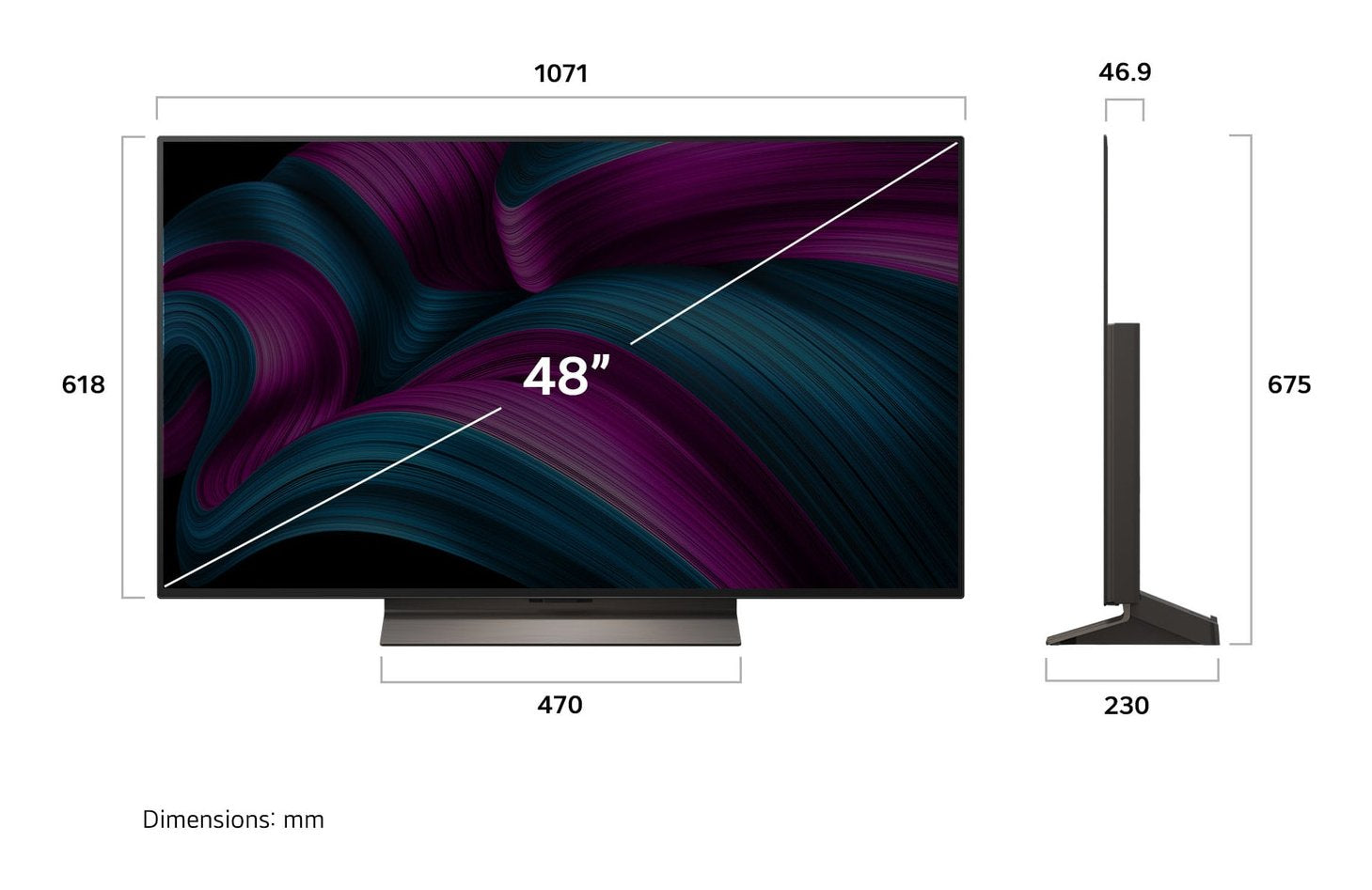 EAN 8806096353936 - LG OLED evo AI OLED48C56LB 121,9 cm (48") 4K Ultra HD Smart TV Wifi Marrón imagen 4