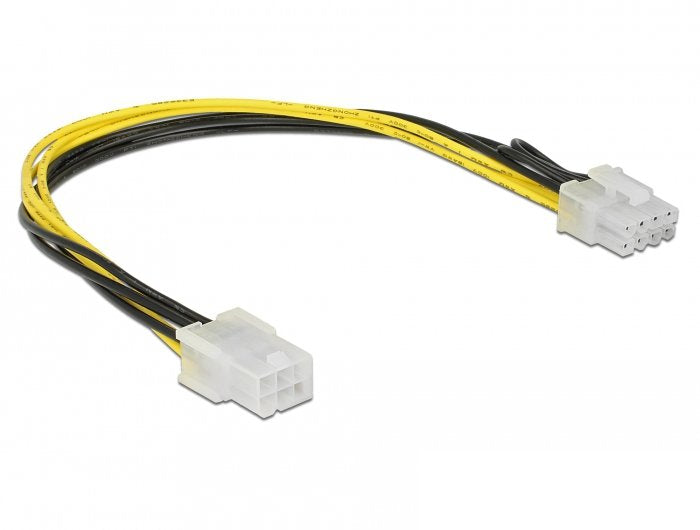Delock Pci Express Stromcable 6 Pin Buchse > 8 Pin Stecker 30 Cm