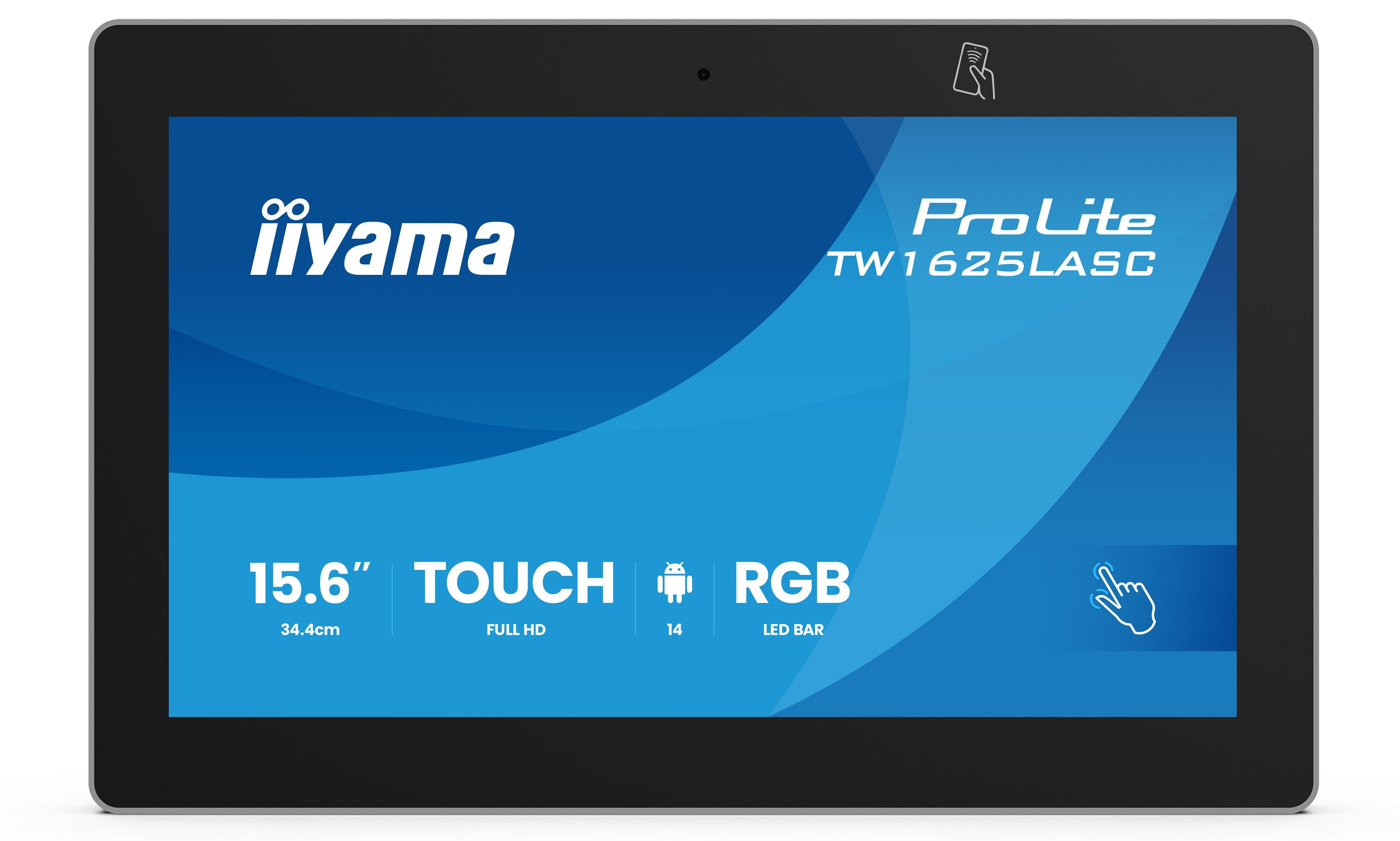 EAN 4948570125692 - iiyama TW1625LASC-B3PNR pantalla de señalización Panel plano interactivo 39,6 cm (15.6") LED Wifi 450 cd imagen 4