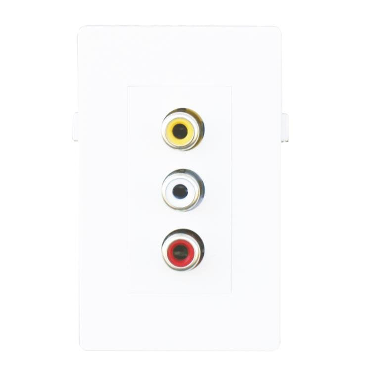 EAN 5714590003109 - Garbot BN4900-RCA X3AV toma de corriente Blanco imagen 1