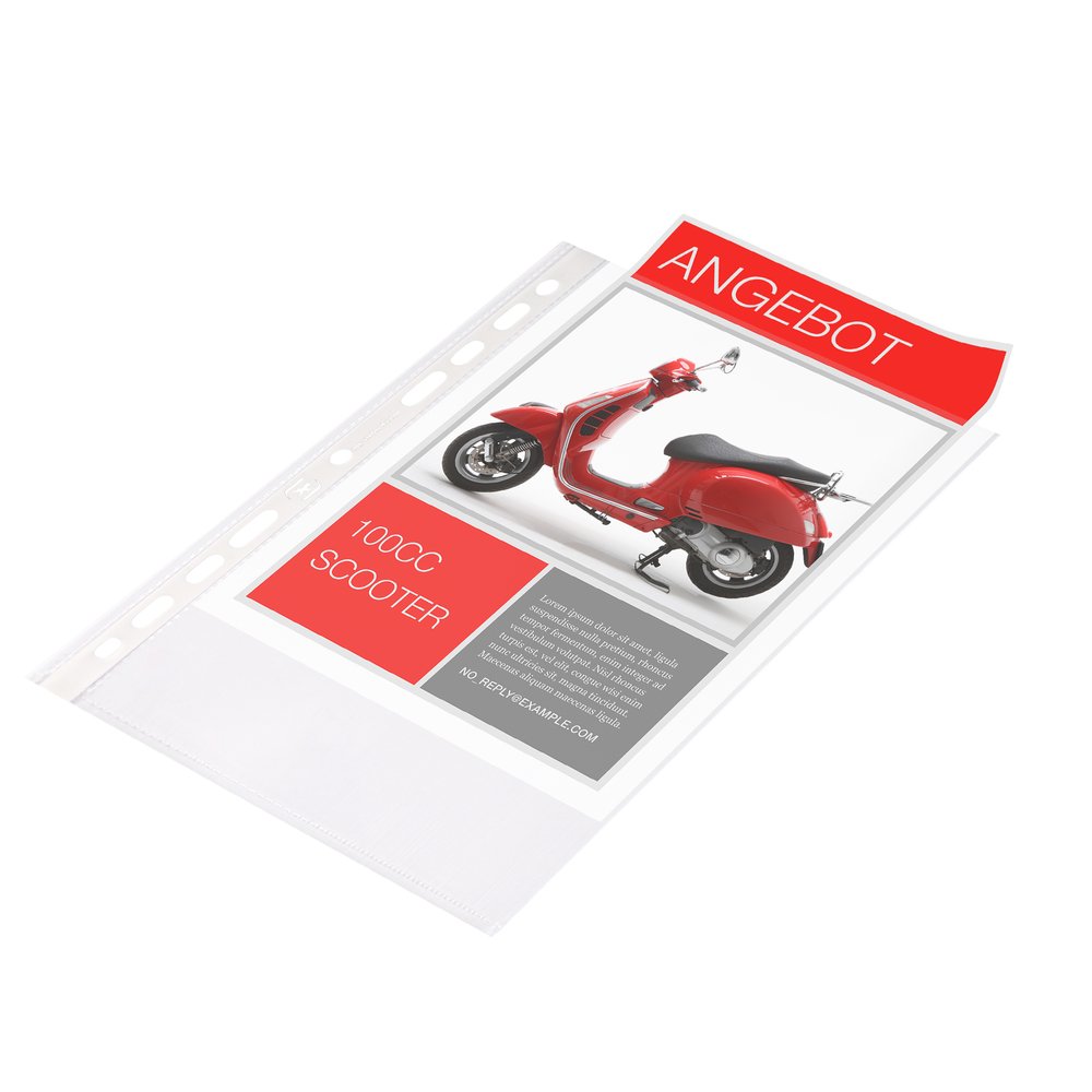 EAN 3045050123580 - Oxford 400025671 protector de hojas 150 x 210 mm (A5) Polipropileno (PP) 100 pieza(s) imagen 5