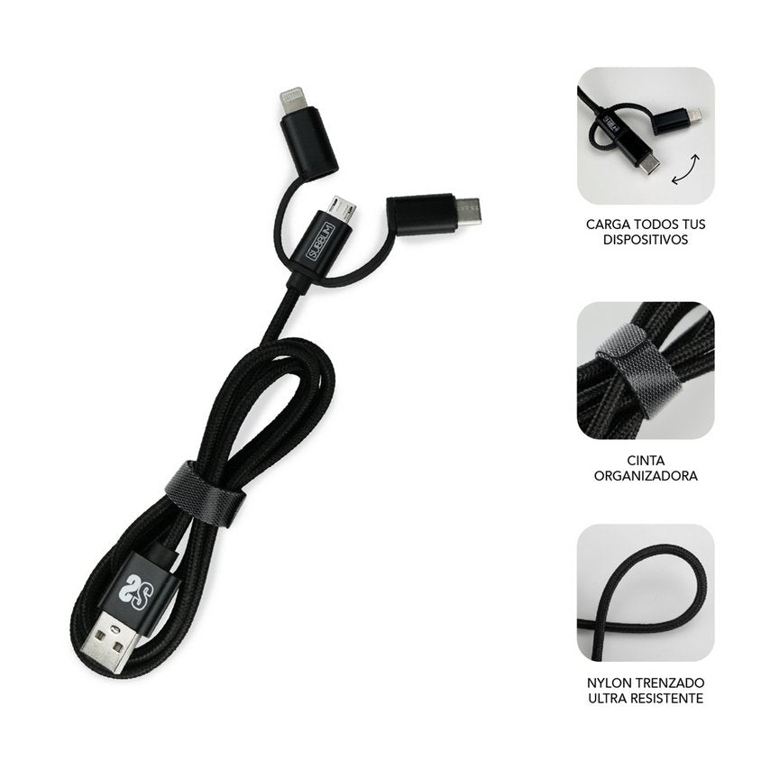 EAN 8436586740764 - SUBBLIM SUB-CHG-4CC002 cargador de dispositivo móvil Universal Negro Encendedor de cigarrillos Carga rápi imagen 8
