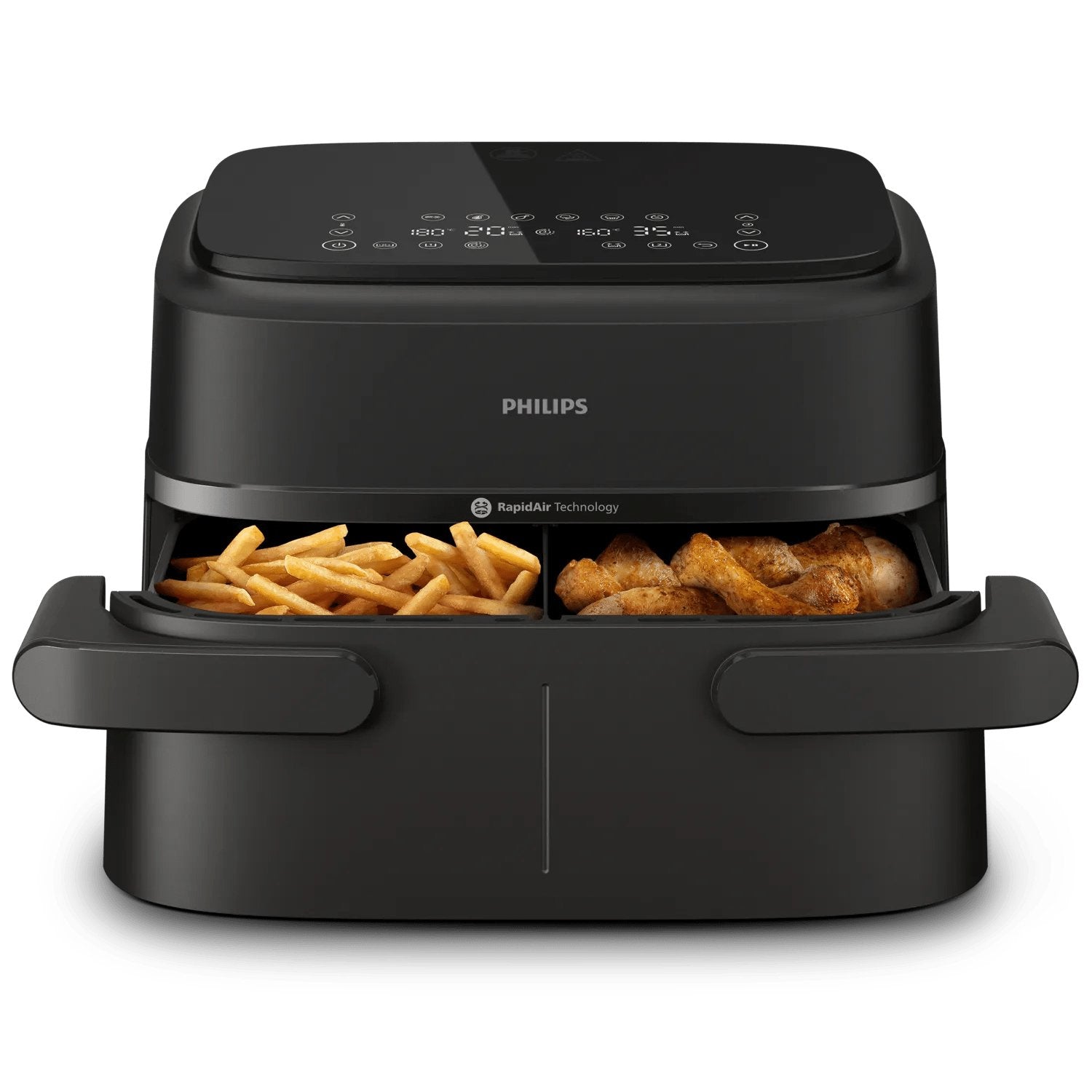 EAN 8720389052989 - Philips 1000 series NA150/00 freidora Doble 7 L Independiente 2450 W Freidora de aire caliente Negro imagen 5