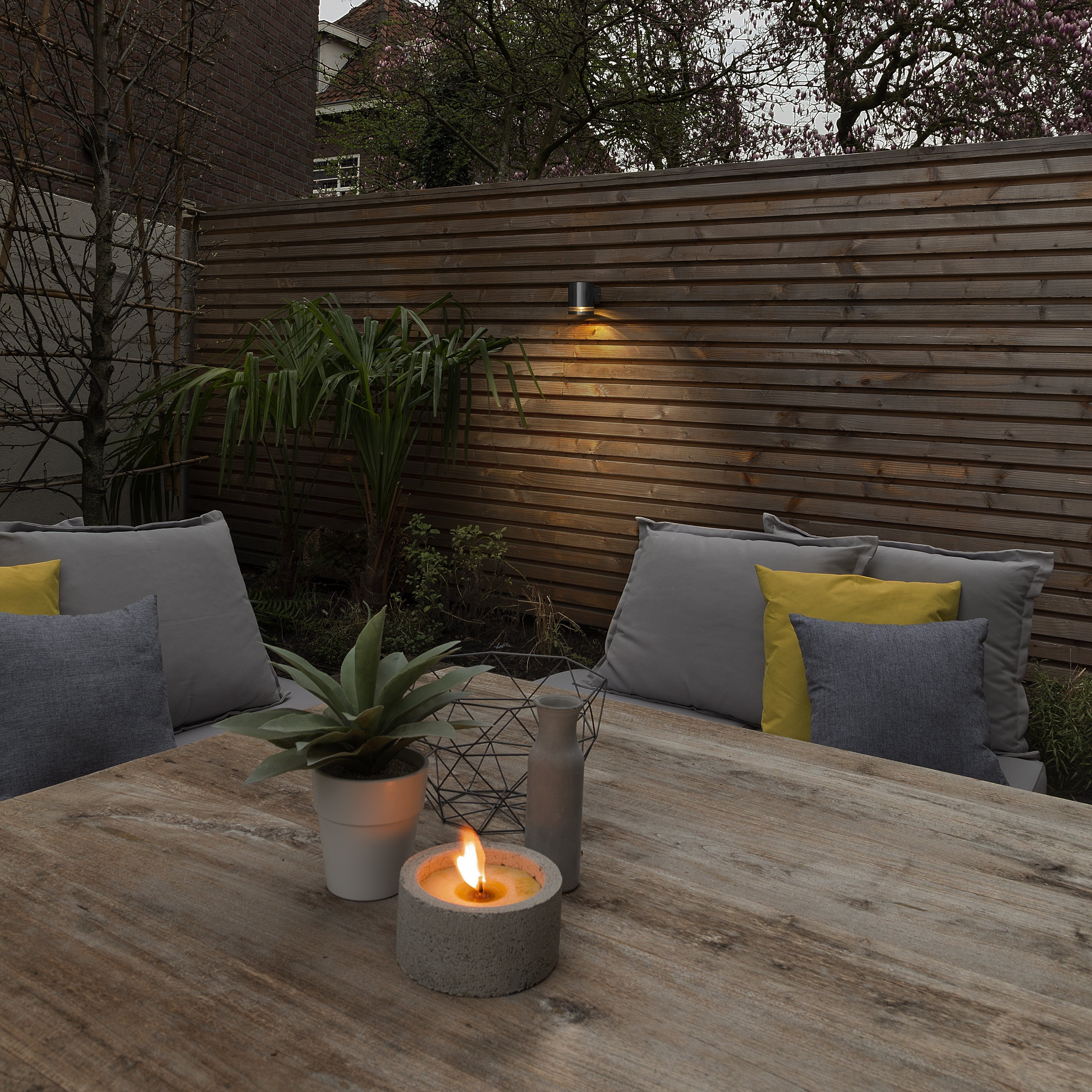 Ranex Luz Solar De Pared Led Plata