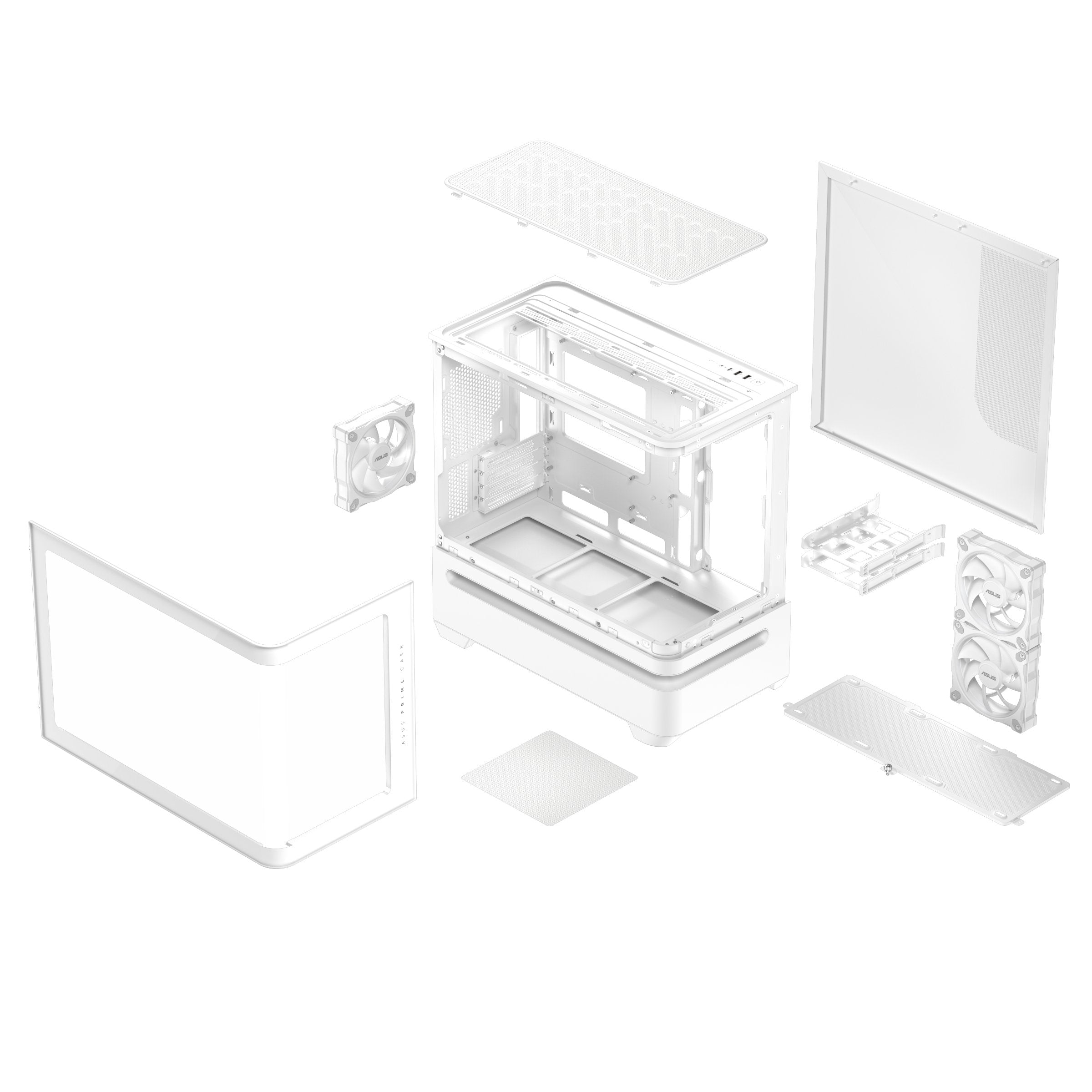 EAN 4711636006613 - ASUS PRIME AP202 ARGB Midi Tower Blanco imagen 17