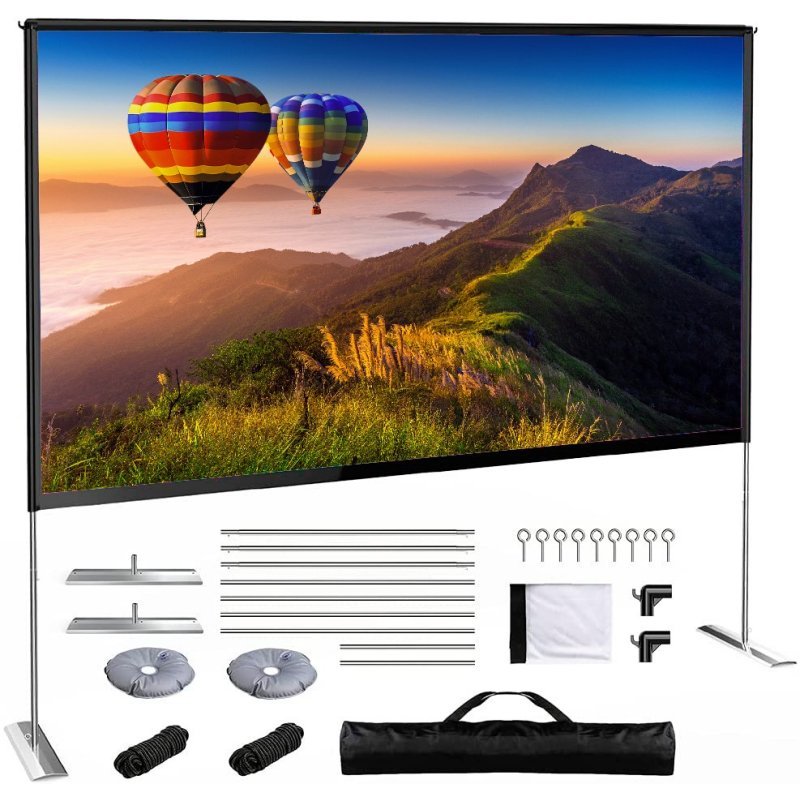 Iggual Pantalla Exterior Portable 100" 221x124 Cm