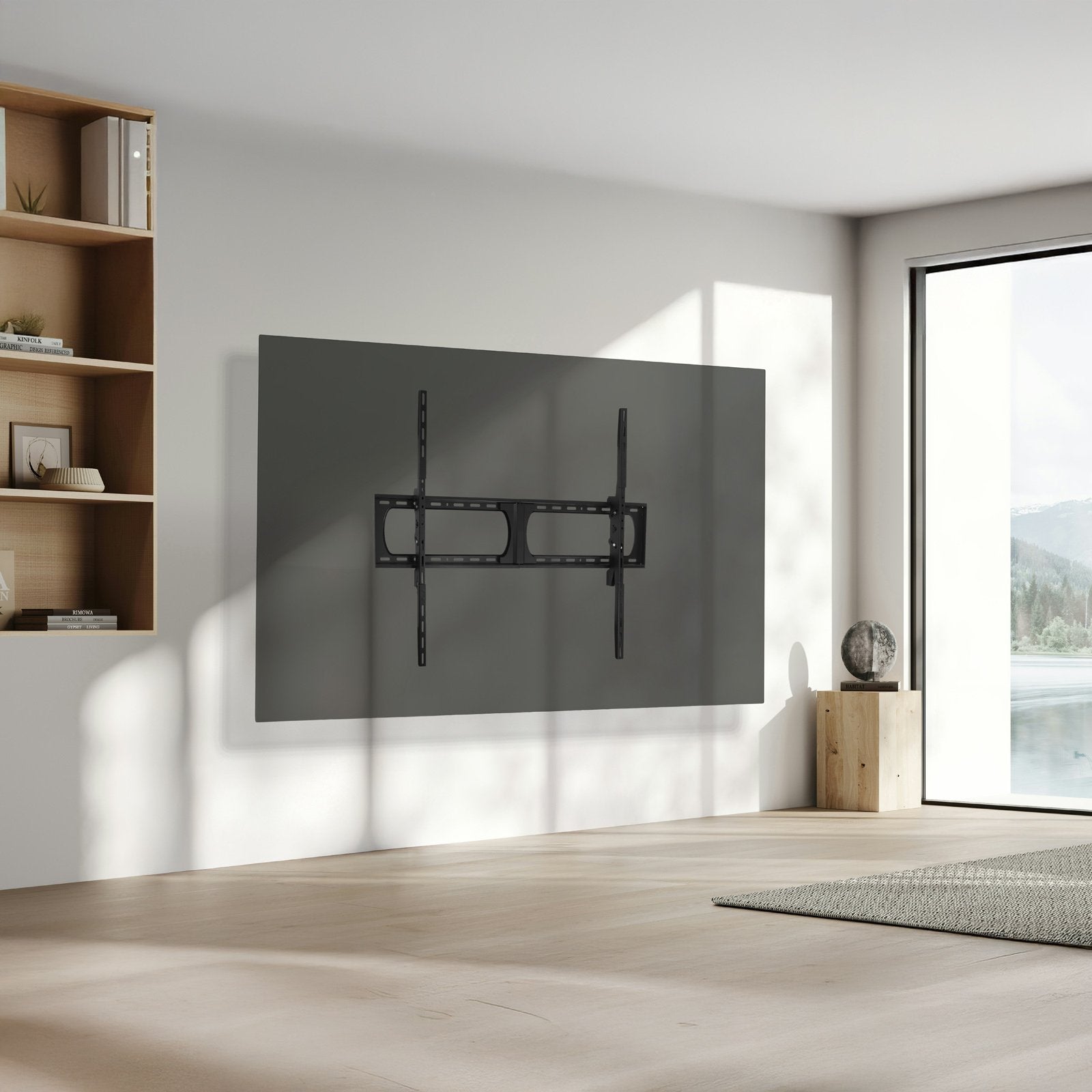 Soporte Pared Tooq Inclinable Pantallas 37-140 Negro