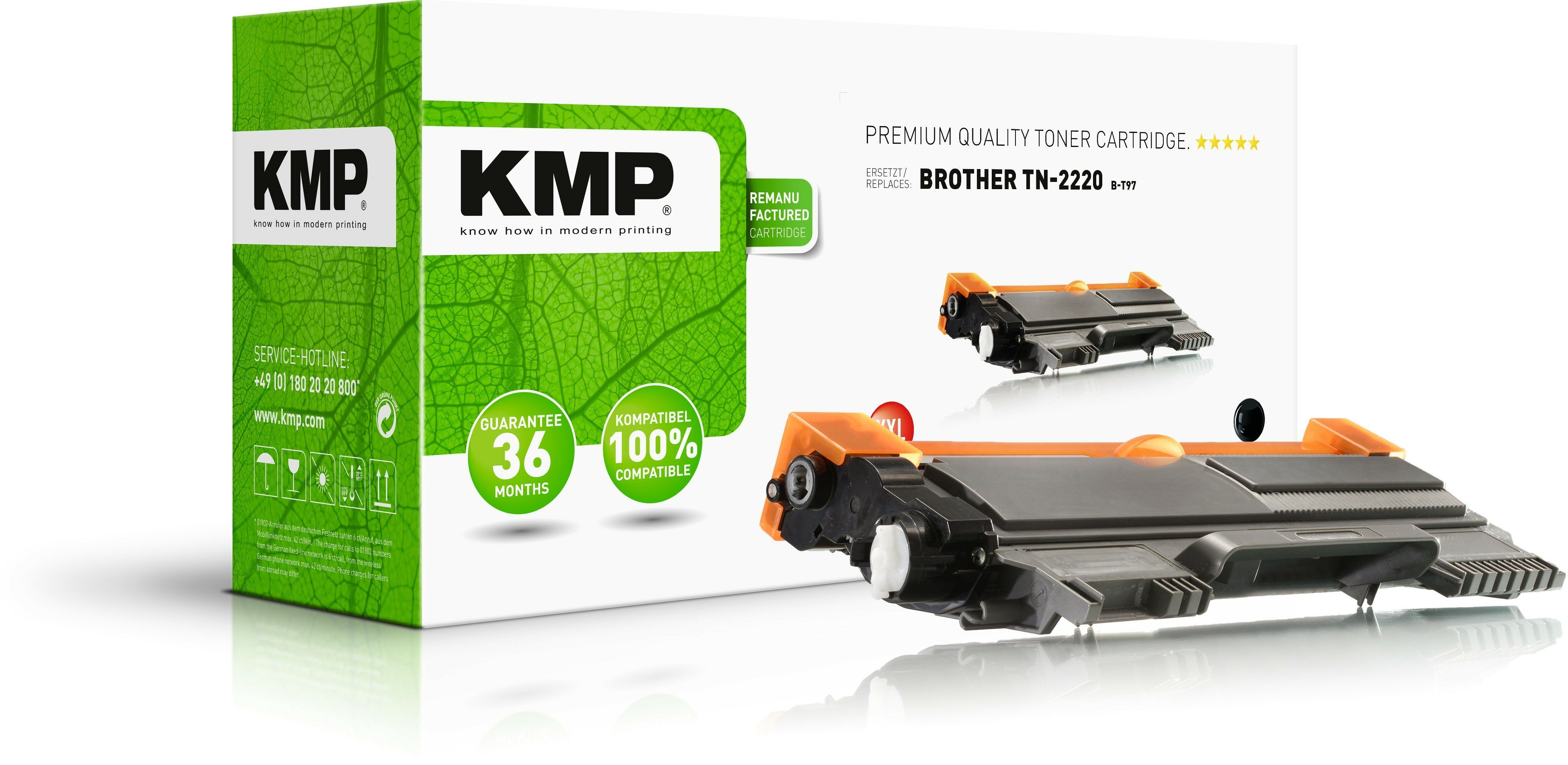 Kmp Toner Compatible Para Brother Tn-2220 Comp. Black 5200 S. B-T97