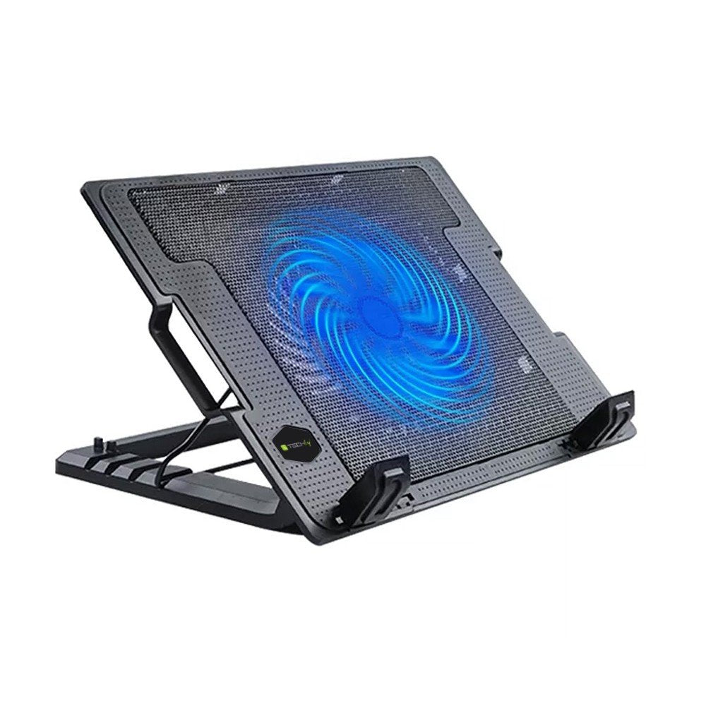 EAN 8051128106244 - Techly ICOOL-CP12TY almohadilla fría 43,9 cm (17.3") 1400 RPM Negro imagen 1