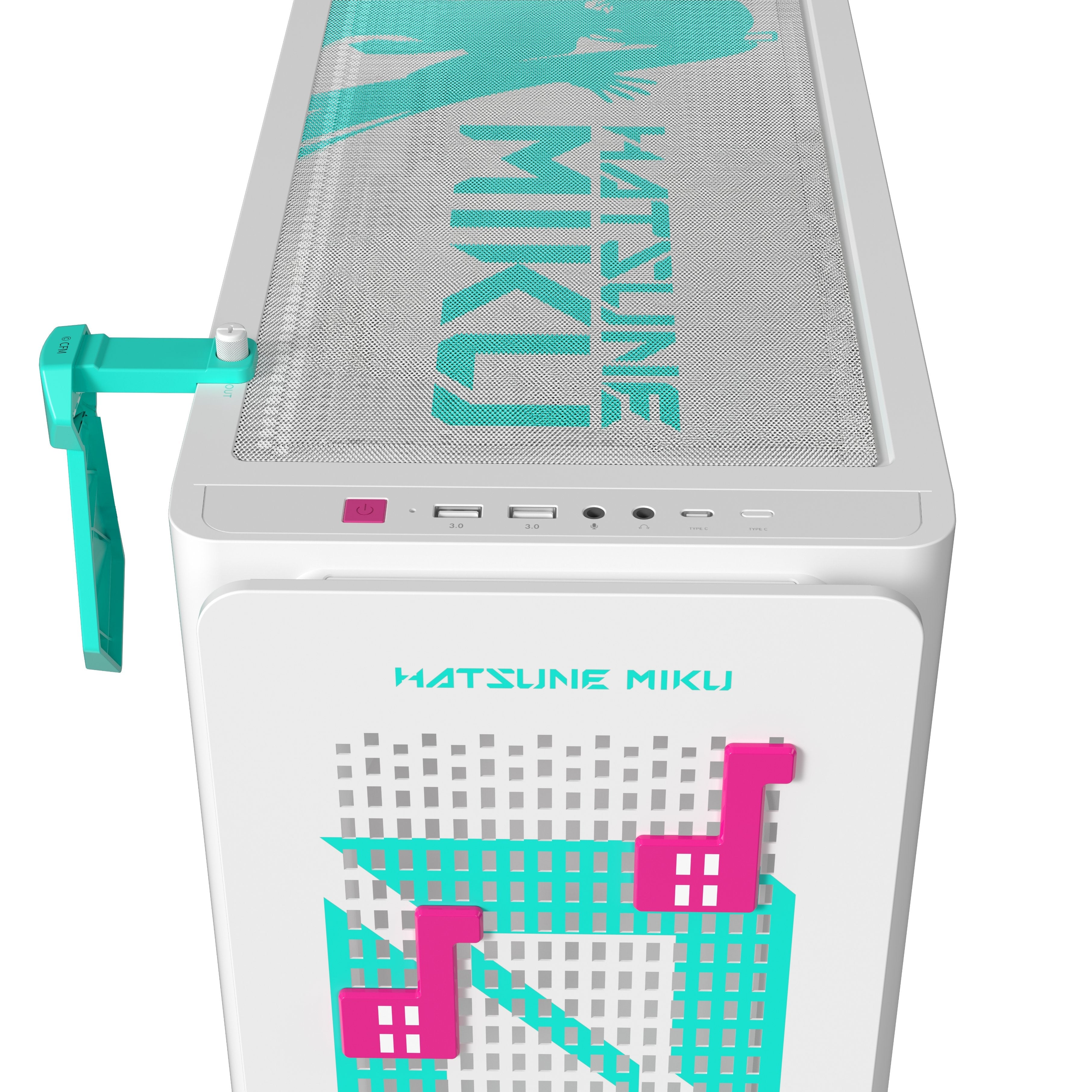 Asus A23 Hatsune Miku Edition Turquesa, Blanco