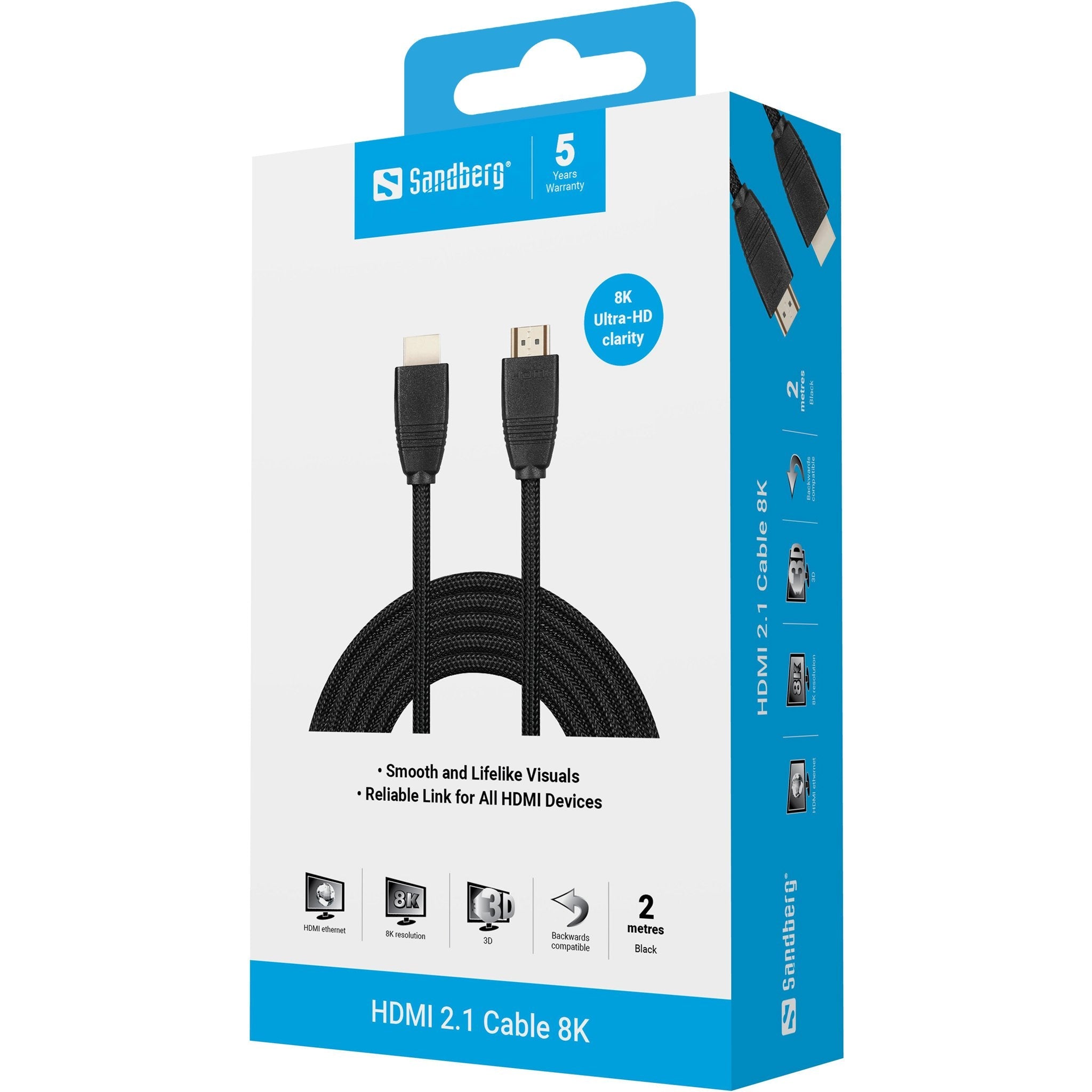 EAN 5705730509148 - Sandberg 509-14 cable HDMI HDMI tipo A (Estándar) Negro imagen 2