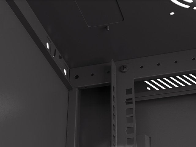 EAN 5901969439946 - Lanberg WF01-6412-23B armario rack 12U Bastidor de pared Negro imagen 3