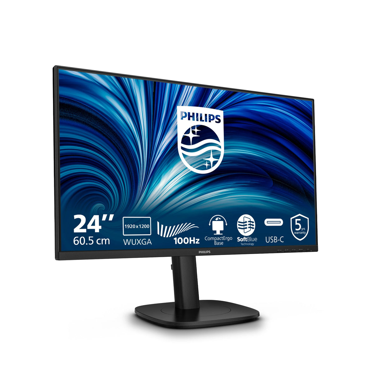 EAN 8721038004427 - Philips 3000 series 24B2N3200D/00 pantalla para PC 61,2 cm (24.1") 1920 x 1200 Pixeles WUXGA LCD Negro imagen 3