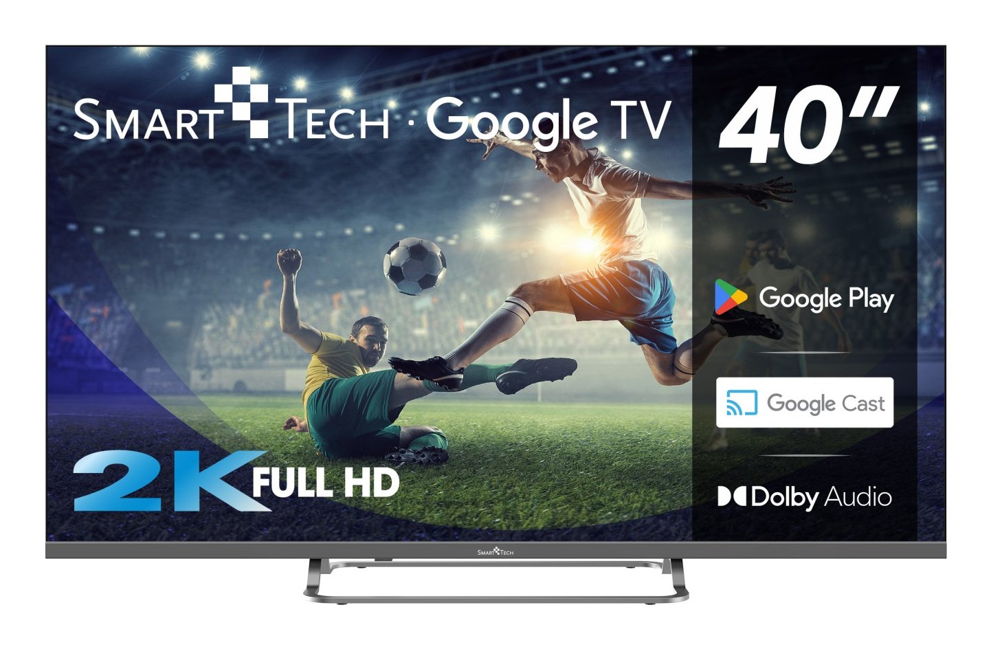 Televisión Led Smart Tech Fhd 40" 40fg01v Google Tv